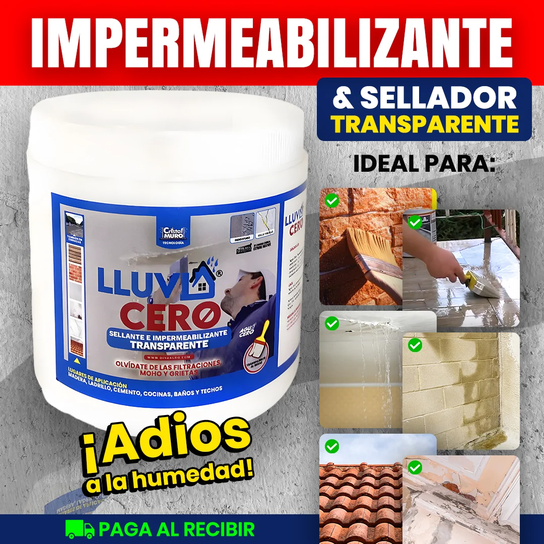 Lluvia Cero - Impermeabilizante Transparente – Vealoo